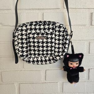 Vera Bradley crossbody purse Midnight Houndstooth 2015